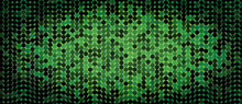 Abstract Green Dots Mosaic Design.