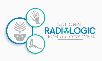 Radiologic Technology week (NRTW) is observed each year in November, Radiology is the medical discipline that use medical imaging to diagnose and treat diseases within the bodies of animals and humans