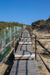 wooden walkway on the beach of sabaudia at circeo latina