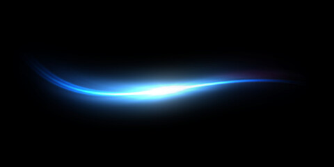 Wall Mural - curved light effect. light glowing effect.