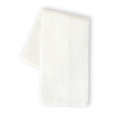 White waffle kitchen towel, blank tea towel, isolated mockup for design presentation or scene creation.