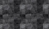 Fototapeta Łazienka - Ceramic tile texture of dark gray shades of square patterns. Dark gray backgrounds and textures and maps for 3d graphics. 3d illustration.