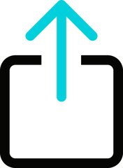 Wall Mural - upload icon
