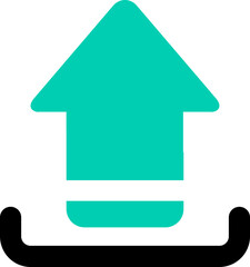 Wall Mural - upload icon