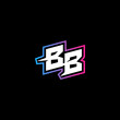 BB initial logo esport or gaming concept design