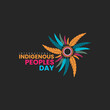 indigenous people day greeting design