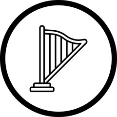 Poster - Harp Icon Style