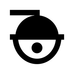 Wall Mural - Security Camera Flat Vector Icon