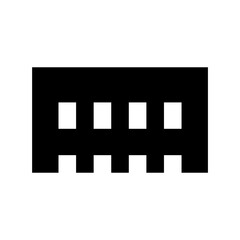Computer Ram Flat Vector Icon