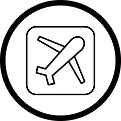 Sticker - Airport Icon Style