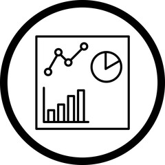 Sticker - Statistics Icon Style