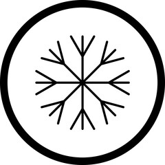 Sticker - Snowflake Icon Style