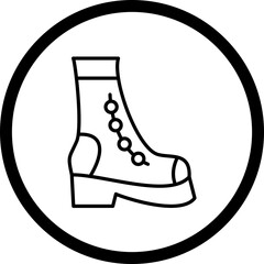 Poster - Autumn Boots Icon Style