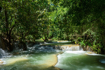 Kuang Si Waterfall, the most beautiful waterfall in Laos