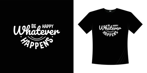 motivational typography t-shirt design template