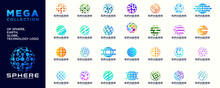 A Collection Of Sphere Inspiration Logo Designs, Globe, Technology Globe, Earth, Technology Circle