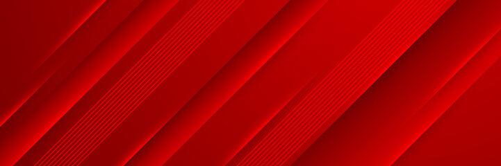 Wall Mural - Modern red abstract web banner background creative design