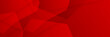 © Roisa - Minimal geometric red banner background abstract design. Vector abstract graphic design banner pattern background template.