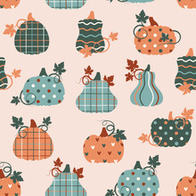 Autumn Patchwork Pumpkins Free Stock Photo - Public Domain Pictures