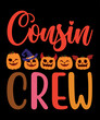 Cousin Crew Shirt Print Template Thanksgiving Family
