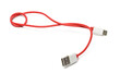 © Lifefoto - one red usb cable as an isolate