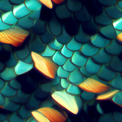 Seamless, scales texture