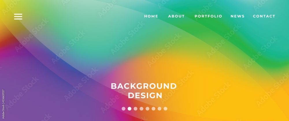 Website page gradient background vector. Modern digital wallpaper with ...