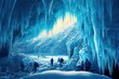 © 2rogan - Inside the ice cave ice cave winter frozen nature background landscape Lake Baikal, Siberia, Eastern Russia