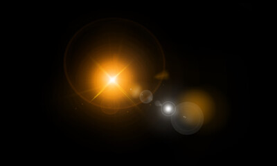 Wall Mural - light with glare. sun, sun rays, dawn, glare from the sun. gold flare, glare from flare.