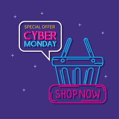 Wall Mural - cyber monday label