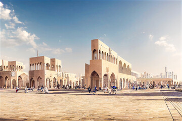 Wall Mural - Arabian city