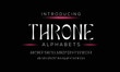 © Shobo - Throne. the luxury and elegant font glamour style
