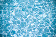 © Amphawan - Water wave in swimming pool blue and white seamless patterns background