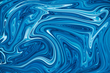 Wall Mural - Marble ink colorful. Blue marble pattern texture abstract background. can be used for background or wallpaper