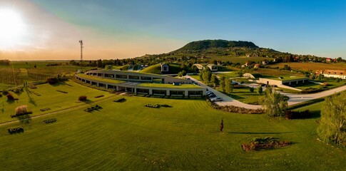 Wall Mural - Landscape of Somlo wine region in Hungary, Europe.