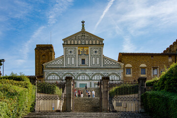 Wall Mural - Basilica of San Miniato al Monte Florence Tuscany Italy