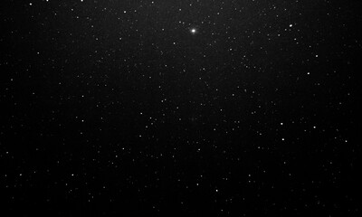 Wall Mural - white particle on black background, star bokeh blur background dust motion graphic, fantasy particle