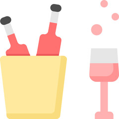 Sticker - wine icon