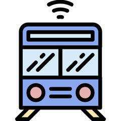 Sticker - train icon