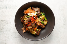 Beef Stir Fry On Table