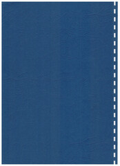 Sticker - cobalt blue leatherette faux leather texture background