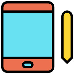 Sticker - tablet icon