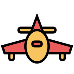 Wall Mural - airplane icon