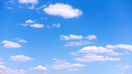 Wall Mural - Blue sky with clouds  - panoramic background