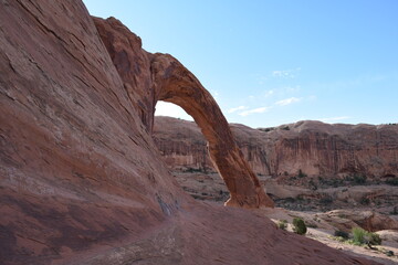 Western landscape rock arch