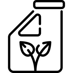 Sticker - oil plant icon