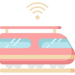 Sticker - train icon