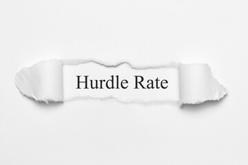 Wall Mural - Hurdle Rate	