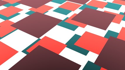 Poster - Multicolored abstract background of geometric shapes.