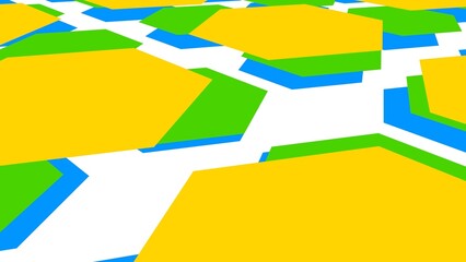 Poster - Multicolored abstract background of geometric shapes.